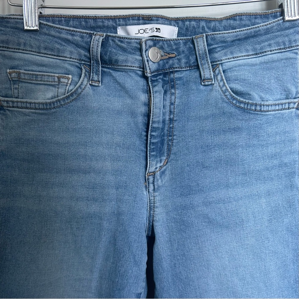 Joe's Jeans Honey Women's Jeans Size 27 Blue Light Wash Bootcut Distressed Denim